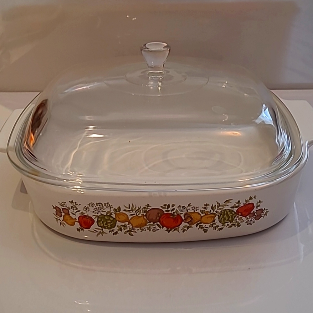 Vintage corningware A-10-B spice of life patterns 23cml